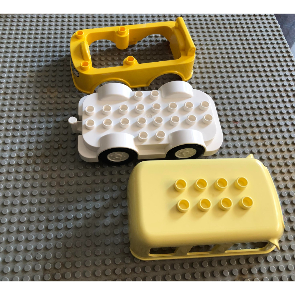 【點點小豆】LEGO 樂高 積木 DUPLO 得寶 公車 小巴士 校車 車類 汽車 一組 如圖！-細節圖3