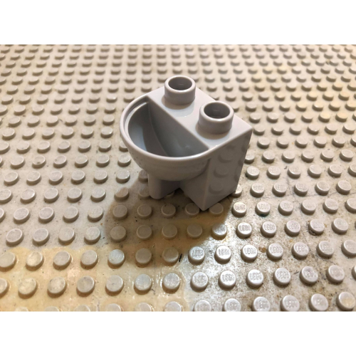 【點點小豆】LEGO 樂高積木 DUPLO 得寶 淺灰色 洗手台 一 個 全新 如圖！