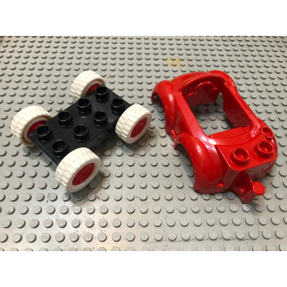 【點點小豆】LEGO 樂高積木 DUPLO 得寶 黃色 車類 汽車 一組 如圖！-細節圖2