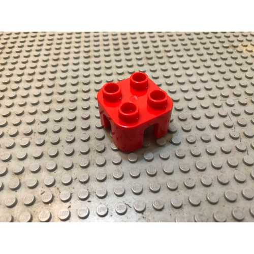 【點點小豆】LEGO 樂高積木 duplo 得寶 紅色 板凳 椅子 全新 一個 如圖！
