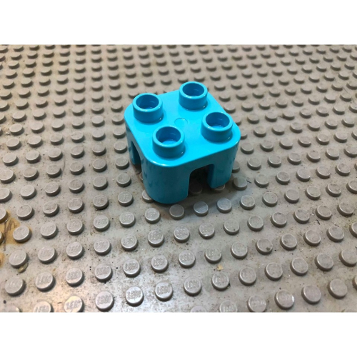 【點點小豆】LEGO 樂高積木 duplo 得寶 水藍色 板凳 椅子 全新 一個 如圖！