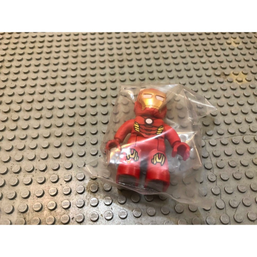 新款未裝袋如圖二【點點小豆】lego 樂高積木 DUPLO 得寶 鋼鐵人 人偶 一個 如圖！