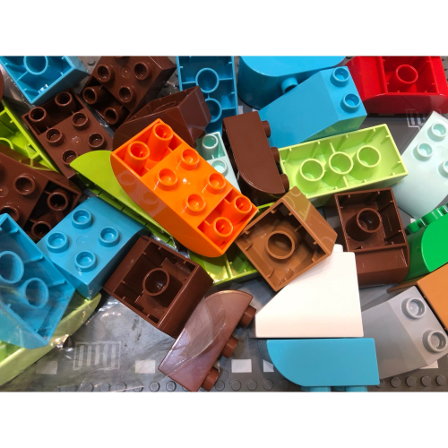 （衝評價出清）不挑色 10 個【點點小豆】 LEGO 樂高 DUPLO 得寶 積木 不挑款 不挑色 如圖 如說明！