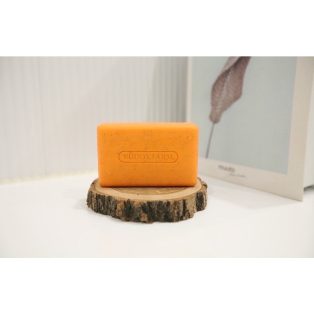 現貨 韓國製造 Carrot洗臉皂125g 洗臉洗澡皆可 滋養肌膚成分 讓毛孔乾淨通透-細節圖3