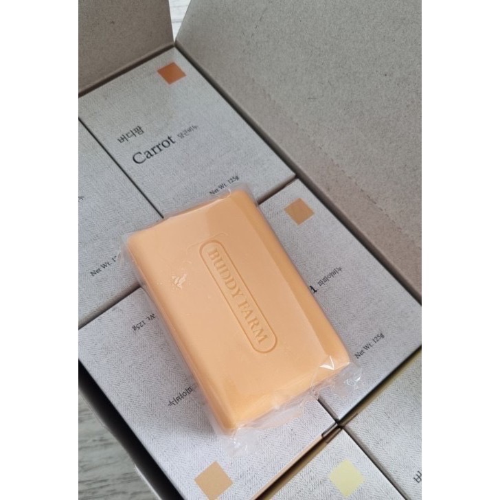 現貨 韓國製造 Carrot洗臉皂125g 洗臉洗澡皆可 滋養肌膚成分 讓毛孔乾淨通透-細節圖6