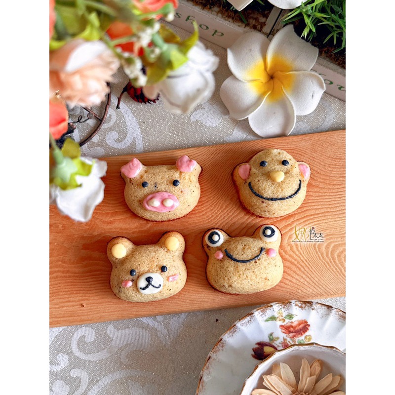 動物造型瑪德蓮 / 猴.豬.蛙.熊 /常溫蛋糕-細節圖7