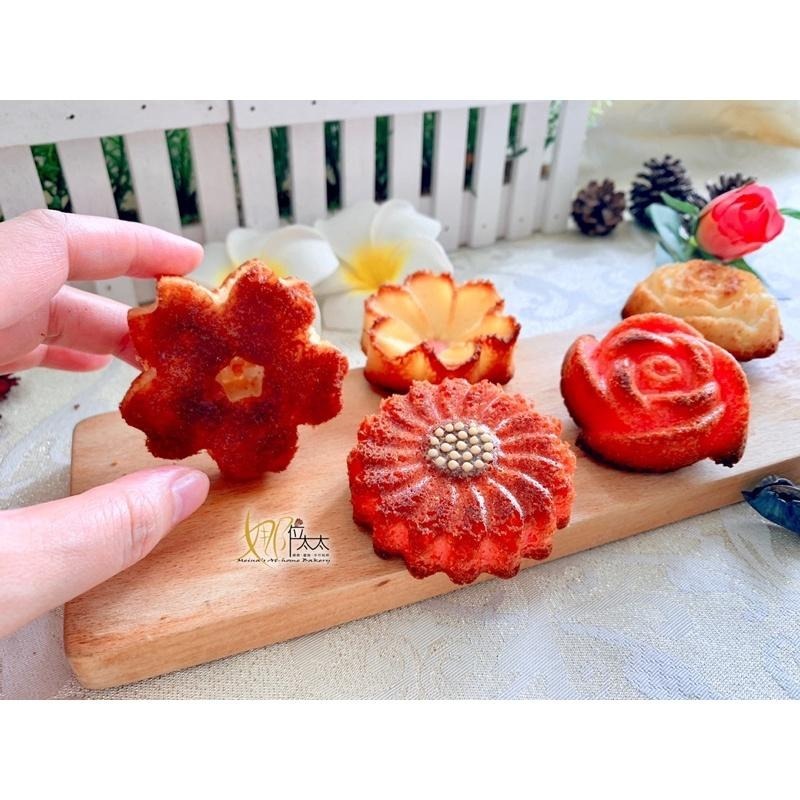 花朵造型瑪德蓮 / 玫瑰花 / 雞蛋花 / 雛菊／櫻花 / 鬱金香 / 常溫蛋糕-細節圖3
