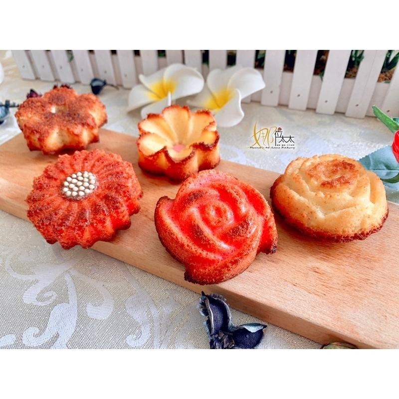 花朵造型瑪德蓮 / 玫瑰花 / 雞蛋花 / 雛菊／櫻花 / 鬱金香 / 常溫蛋糕-細節圖4