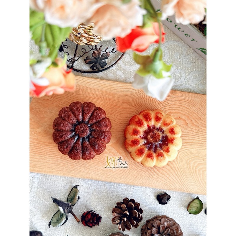 花朵造型瑪德蓮 / 玫瑰花 / 雞蛋花 / 雛菊／櫻花 / 鬱金香 / 常溫蛋糕-細節圖9