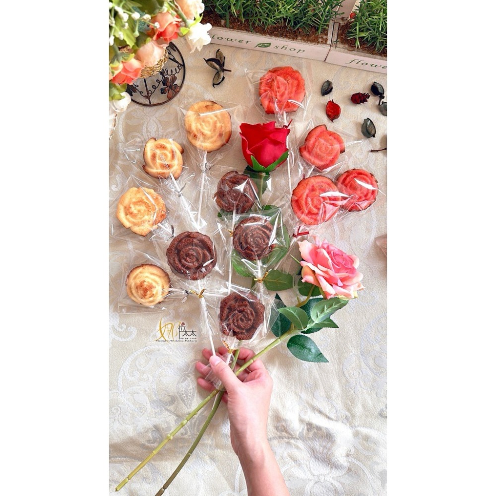 花朵造型瑪德蓮 / 玫瑰花 / 雞蛋花 / 雛菊／櫻花 / 鬱金香 / 常溫蛋糕-細節圖11