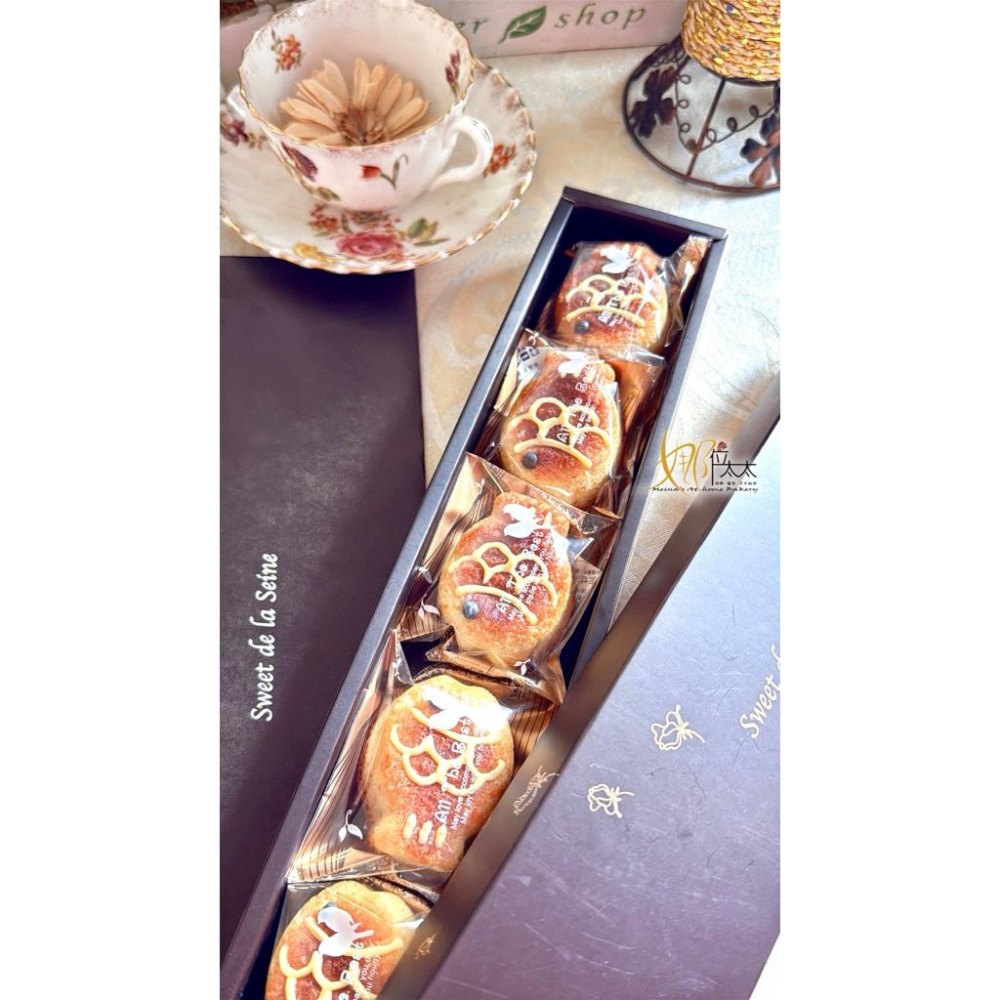 瑪德蓮幸福鳥禮盒 /黑色長條禮盒｜常溫蛋糕/點心/造型蛋糕/小蛋糕-細節圖8