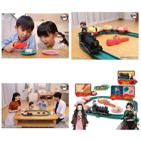 星玩具 現貨 正版 日本 多美 鬼滅之刃迴轉壽司無限列車 火車 鬼滅之刃 壽司 DIY 生日 禮物-細節圖2