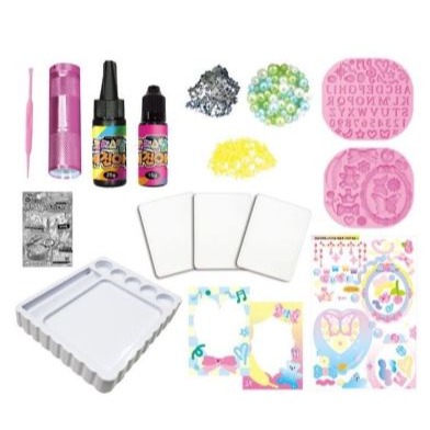 台中星玩具 現貨 正版 水晶晶/搖搖水吊飾創作組/ 咕卡卡套創作組/迷宮遊戲創作組/香香瓶飾品創作組/最新款 UV膠-細節圖4