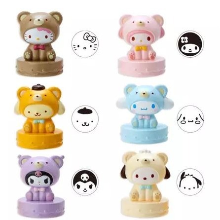 台中星玩具 現貨 三麗鷗 造型印章 沐浴球 泡澡球 兒童 洗澡 入浴劑 沐浴劑 公仔 泡泡球 款式隨機-細節圖3