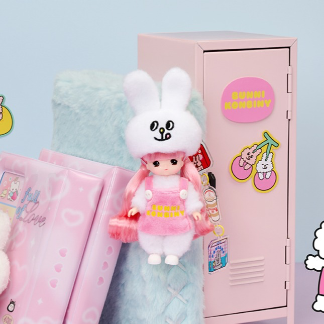 台中星玩具 現貨 正版 7-11同款mimi world 兔子便利商店 迷你小MIMI吊飾 MAYO KURO MOGU-細節圖8