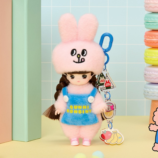 台中星玩具 現貨 正版 7-11同款mimi world 兔子便利商店 迷你小MIMI吊飾 MAYO KURO MOGU-規格圖9