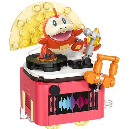 台中星玩具  現貨 正版 KEEPPLAY積木 寶可夢 花車遊行系列 皮卡丘 呆火鱷 潤水鴨 新葉喵 波克比 公司貨-細節圖3