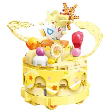 台中星玩具  現貨 正版 KEEPPLAY積木 寶可夢 花車遊行系列 皮卡丘 呆火鱷 潤水鴨 新葉喵 波克比 公司貨-細節圖4