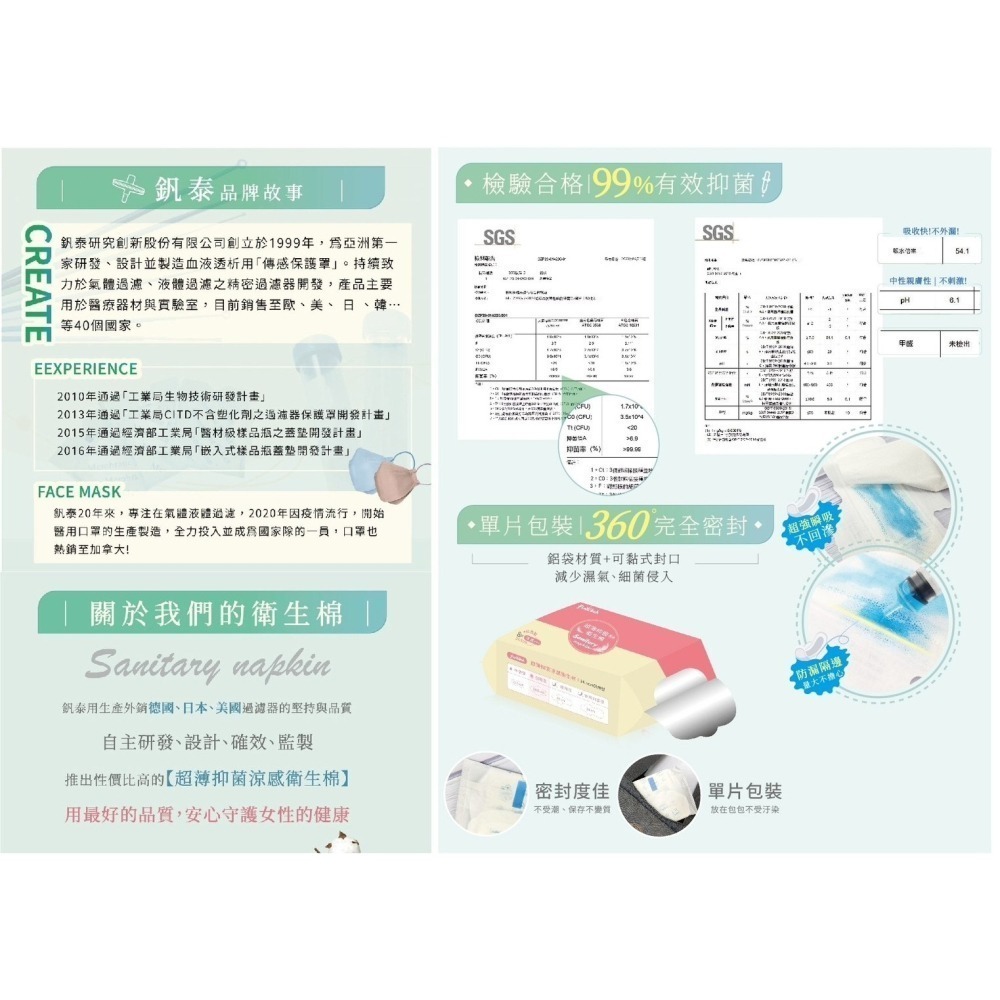 【🍊現貨-快速出貨🍊】釩泰超薄抑菌涼感衛生棉護墊 日用衛生棉 夜用衛生棉 快速吸收舒適透氣 涼感衛生棉 涼感抑菌衛生-細節圖8