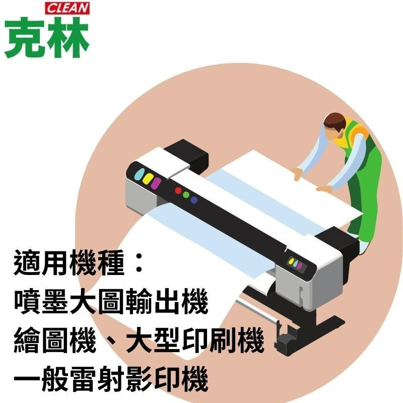 【克林CLEAN】捲筒CAD白紙 A0 880mmX50M 繪圖機紙 畫紙捲 集體創作 繪圖機 噴墨紙 塗鴉 大圖輸出-細節圖4