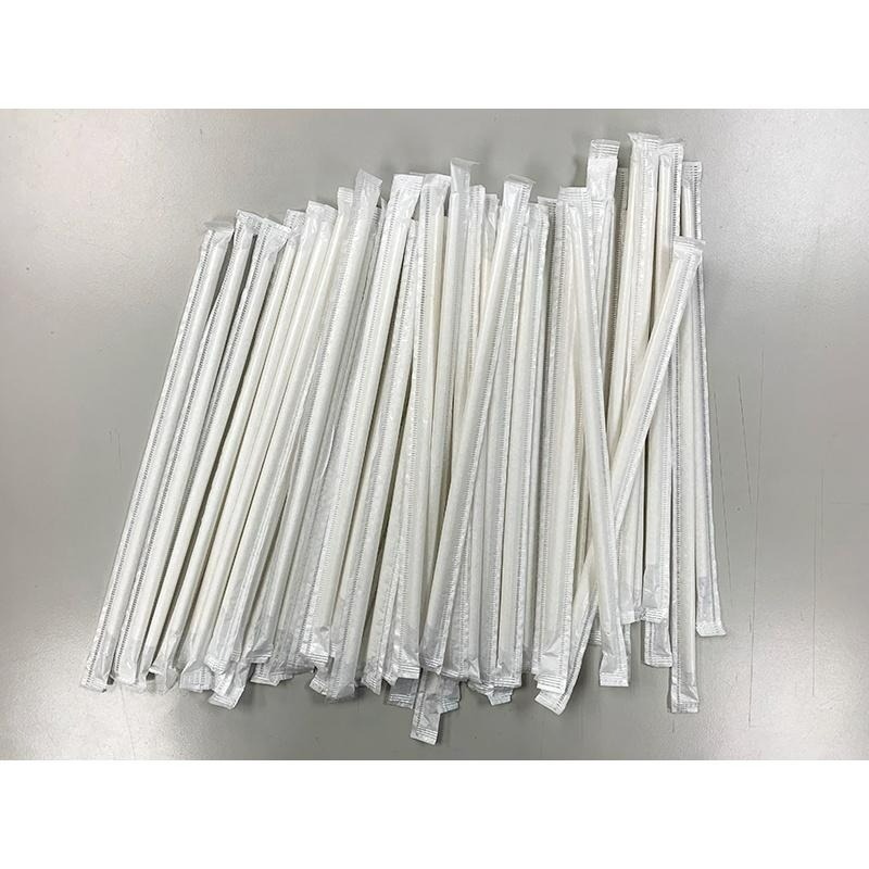 【克林CLEAN】營業用 PLA環保吸管 尖口紙包 口徑6mm 玉米澱粉 無塑 生物分解 堆肥 環保吸管 吸管 手搖飲料-細節圖3