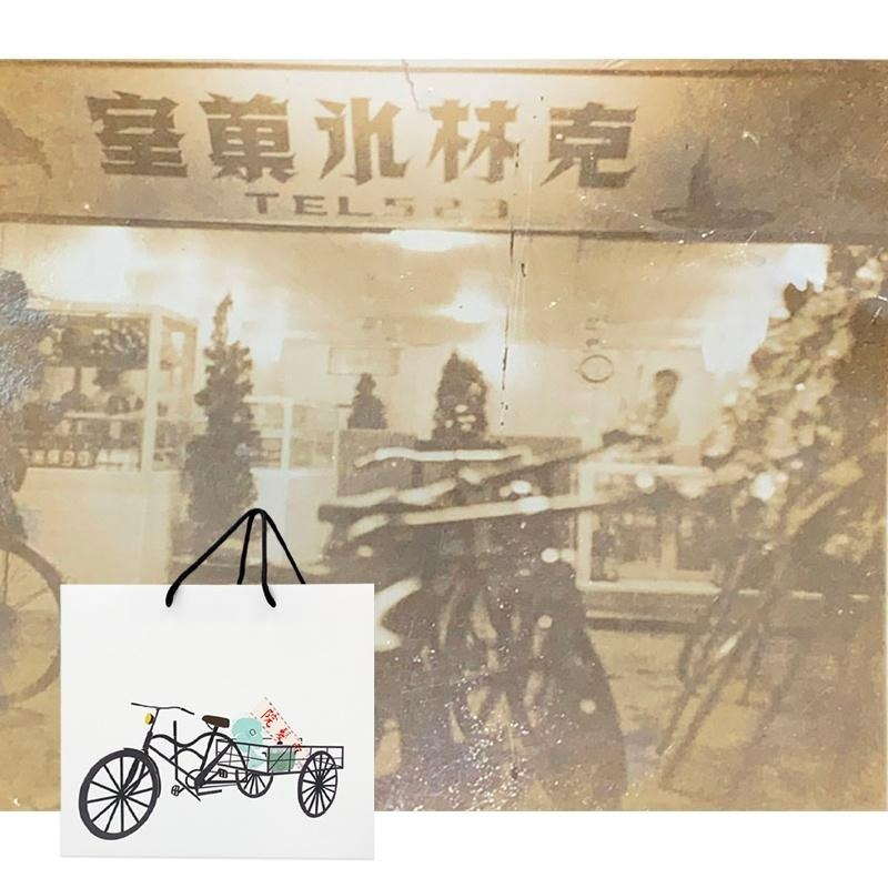 【克林CLEAN】阿公三輪車  古早生活手提袋(大) 禮物袋 禮品袋 手提紙袋 提袋 禮物提袋 禮物包裝袋 紙袋 購物袋-細節圖5