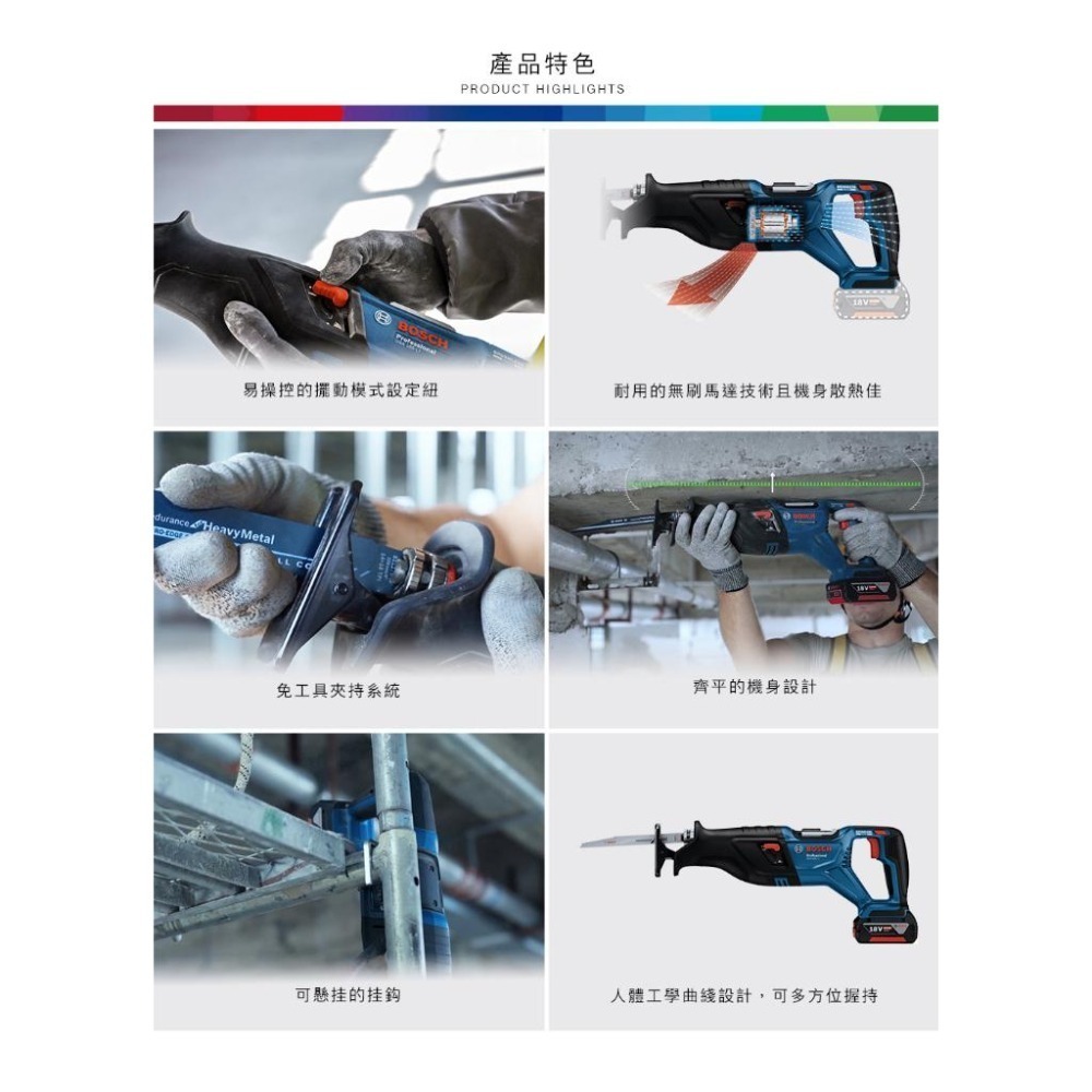 博世 電動工具 GSA 185-LI 軍刀鋸 套組 鋰電 無刷 切割機 GSA185-LI 附發票 全台博世保固維修-細節圖6