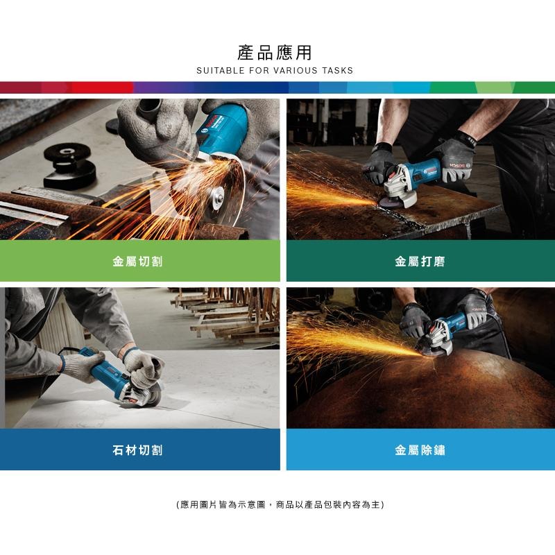 博世 電動工具 GWS 7-100 ET 4＂ 可調速 無調速 4吋 砂輪機 切斷機 鐵工 附發票 全台博世保固維修-細節圖7