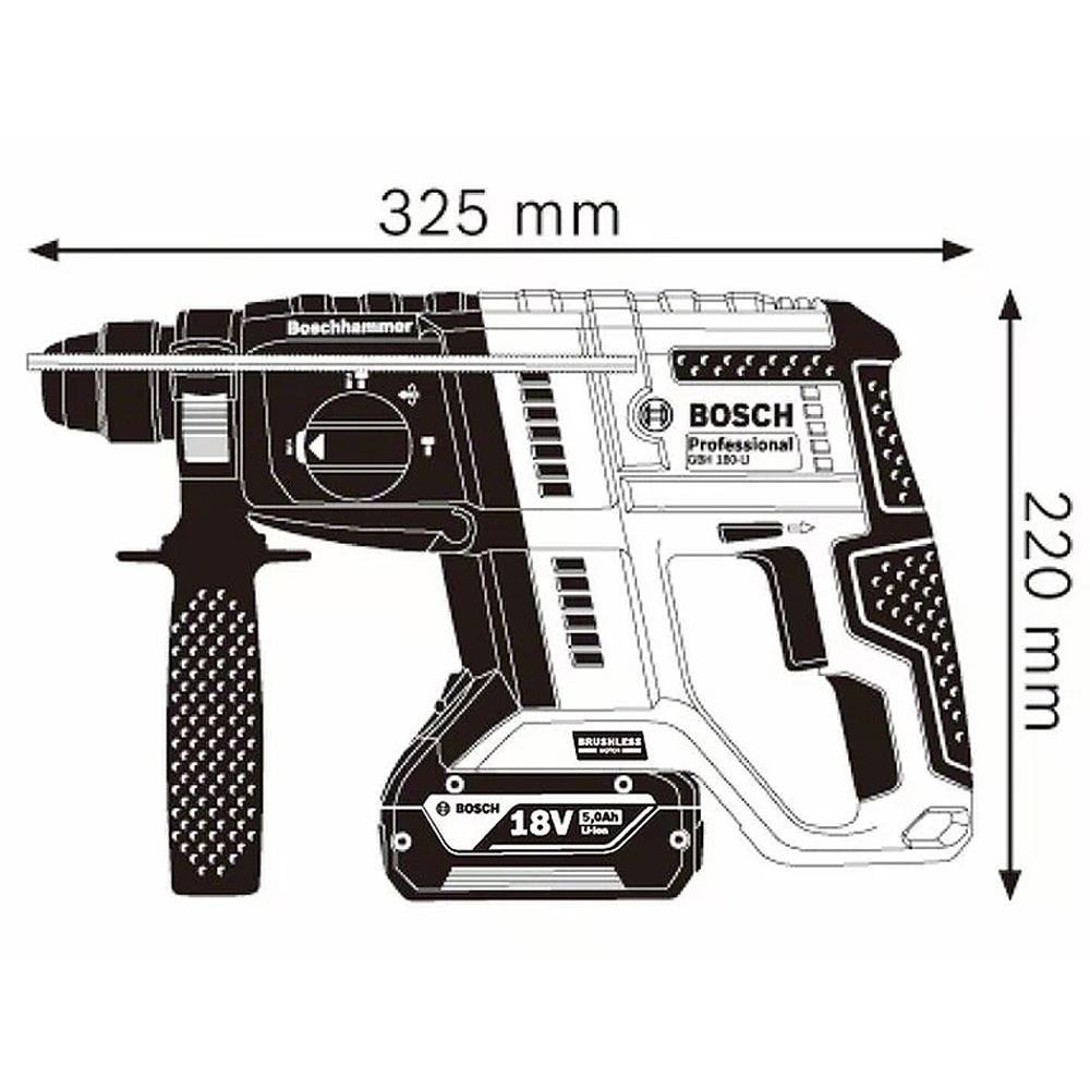 博世 電動工具 GBH 180-LI 附發票 買18V工具送電池 四溝鎚鑽 GBH180LI 附發票 全台博世保固維修-細節圖3