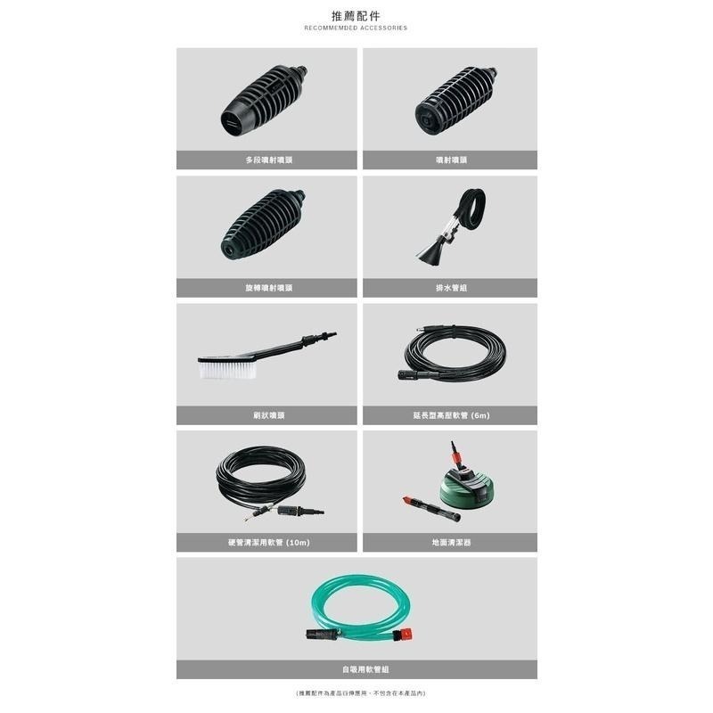 博世 電動工具 UA 125 高壓清洗機 旗艦版 清洗機 洗車機 UA125 附發票 全台博世保固維修-細節圖6