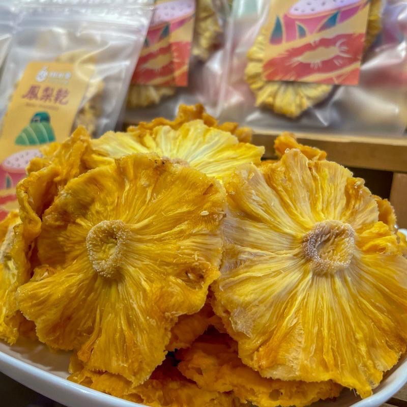 小農果乾 【鳳梨、紅龍果、芒果、水蜜桃、紅心芭樂、草莓、咖啡、堅果】Hen夯 禮盒 鳳梨乾 零食 果乾-細節圖2