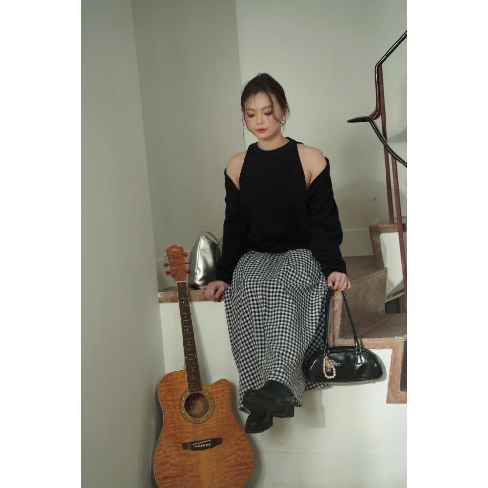 Leila’s selection秋冬 現貨出清 露肩大學踢-細節圖8