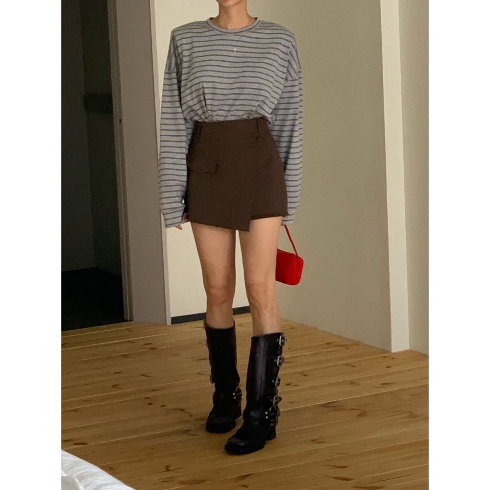 Leila’s selection 韓國代購 韓製 工裝短褲裙-細節圖2