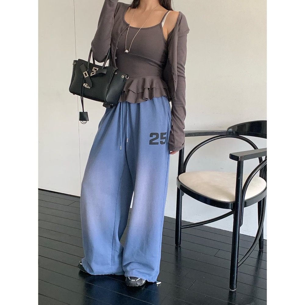 Leila’s selection 韓國代購 韓國製 刷色棉褲-細節圖3