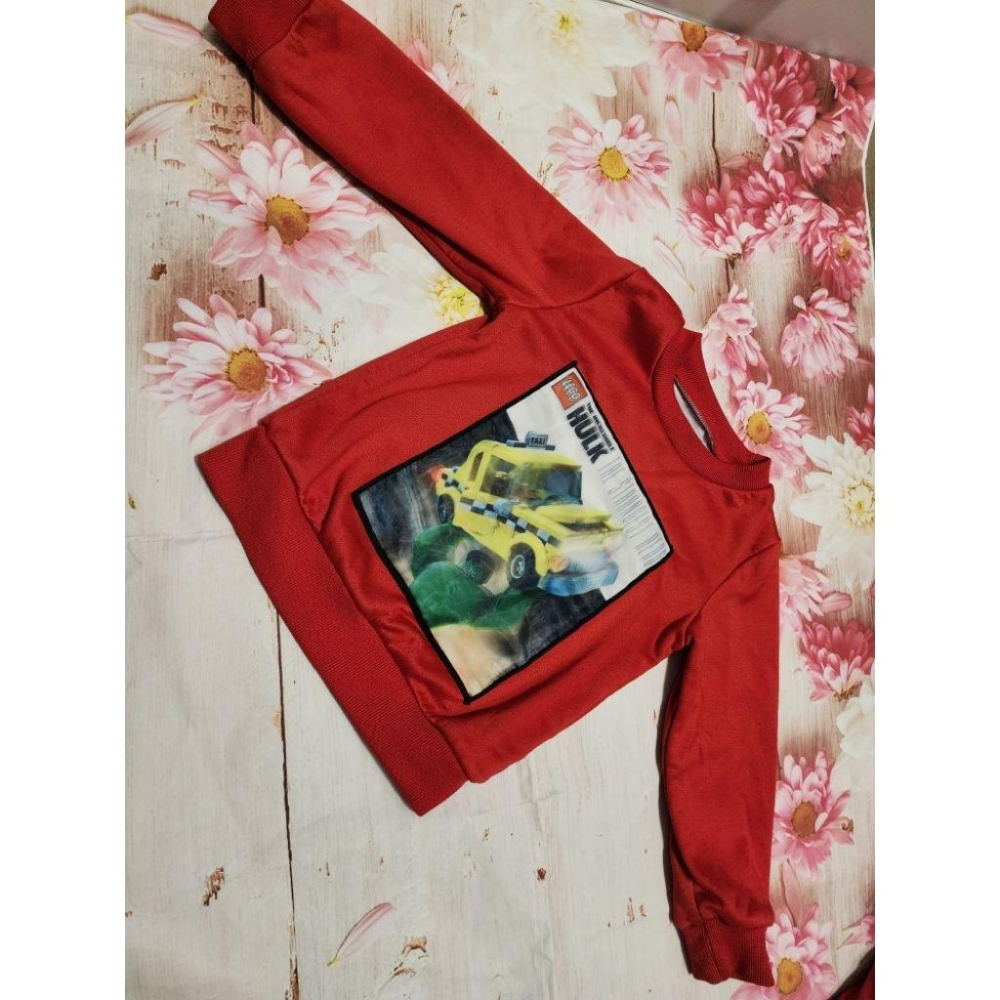 拍手童裝puzzle 長袖 薄刷毛 LEGO 樂高 上衣 T恤（A)-細節圖4