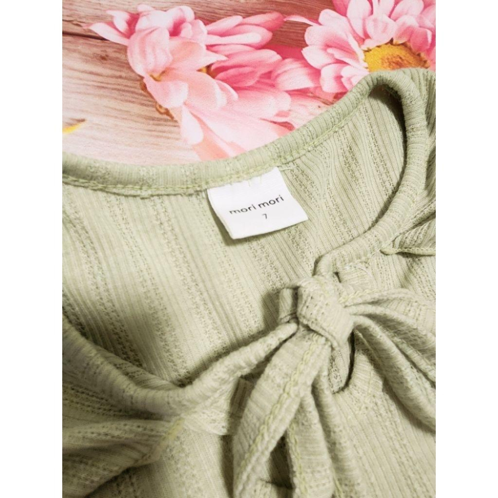 正韓 韓國 童裝 海軍領上衣 女童上衣 7 全新 (A)-細節圖2