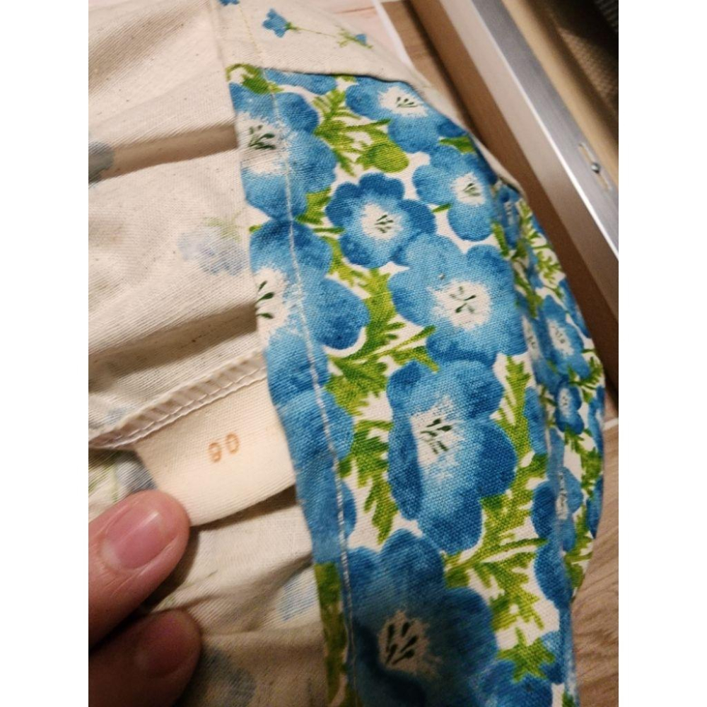 全新 手作洋裝 90 裙子 可雙面穿 加減乘除手作 花洋（A)-細節圖2