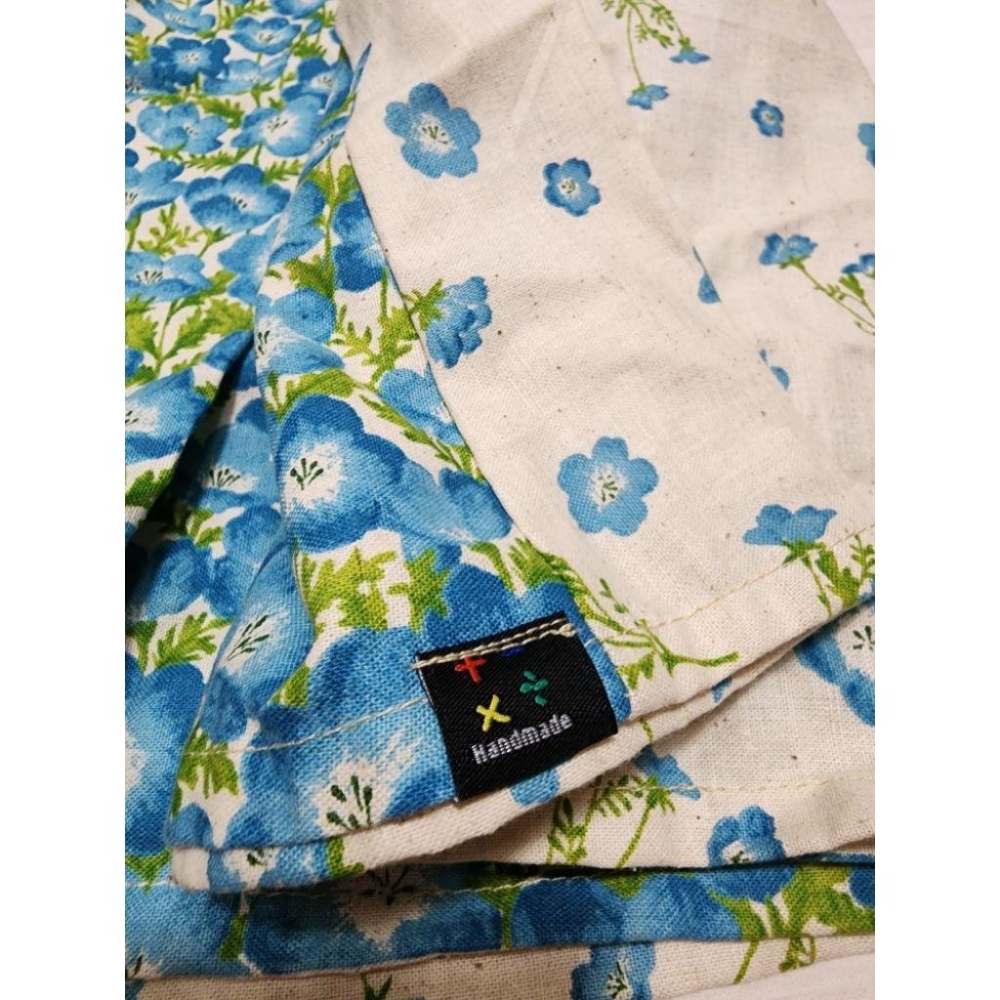 全新 手作洋裝 90 裙子 可雙面穿 加減乘除手作 花洋（A)-細節圖3