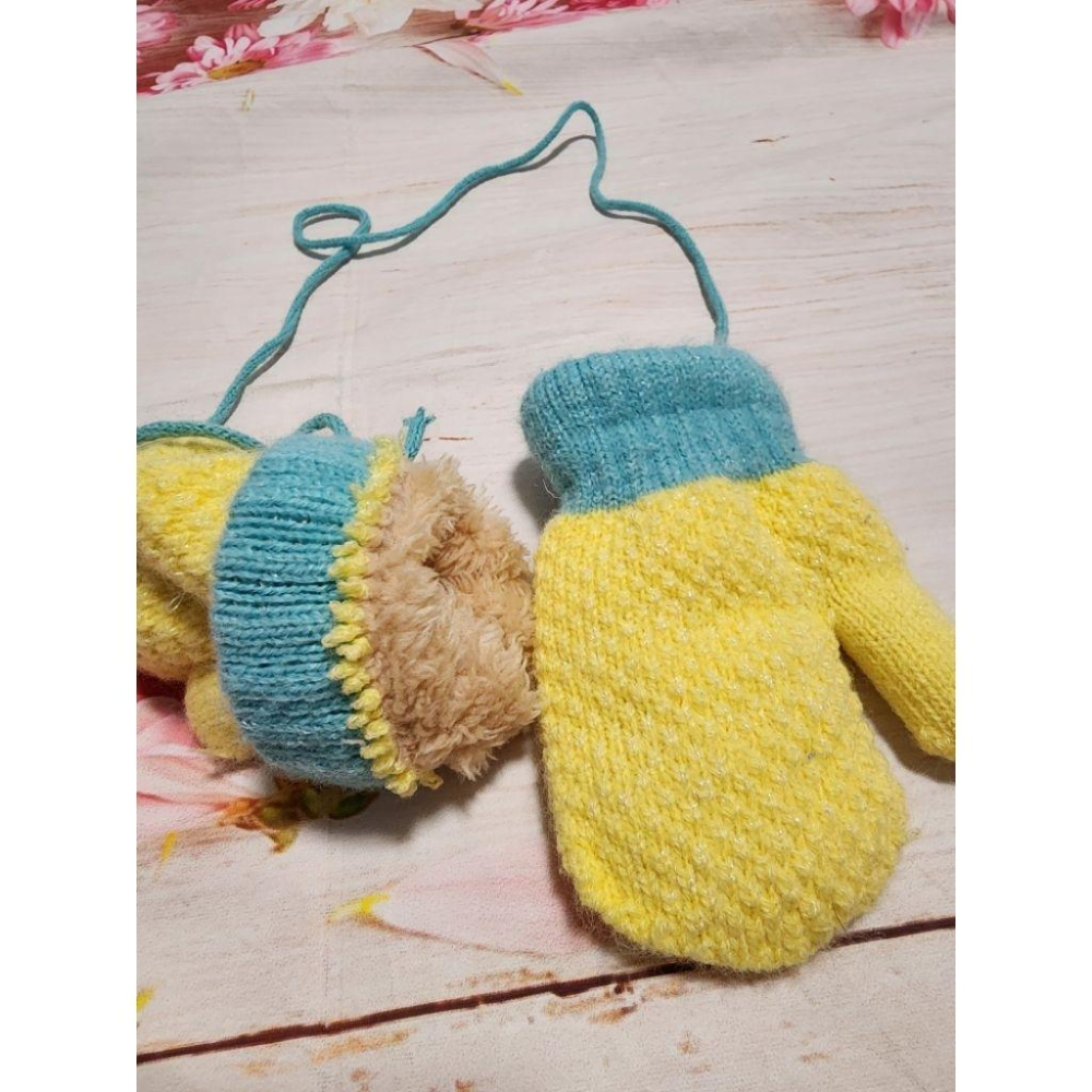 正韓 韓國 幼童手套 內絨毛1-3歲 全新（A)-細節圖2