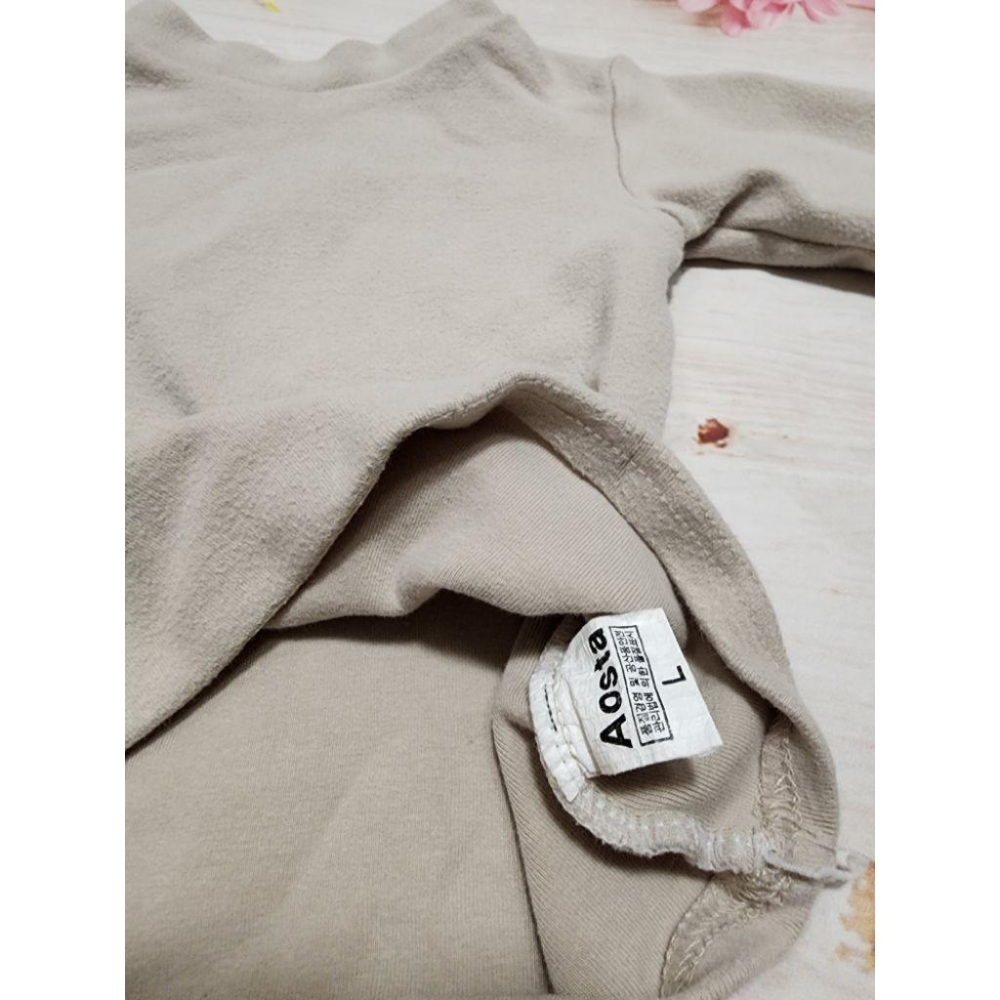 韓國🇰🇷童裝 Aosta 80 90 L保暖打底上衣 兒童上衣 兒童內搭 兒童保暖（A)-細節圖3