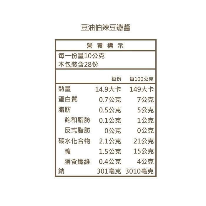 【豆油伯】辣豆瓣醬280g-細節圖8