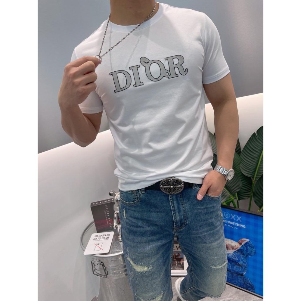 Dior 迪奧 ss春夏絲光棉短袖T恤頂級原單品質當下最新-細節圖2