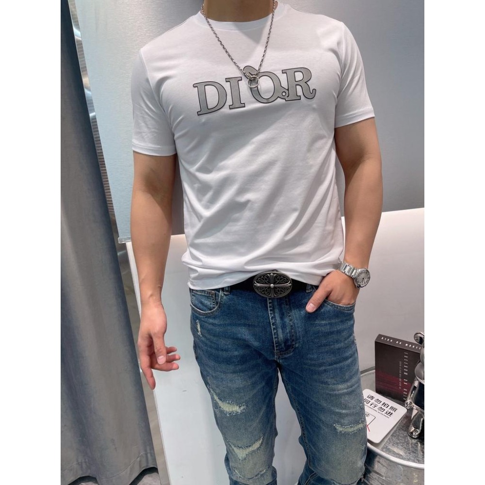Dior 迪奧 ss春夏絲光棉短袖T恤頂級原單品質當下最新-細節圖3