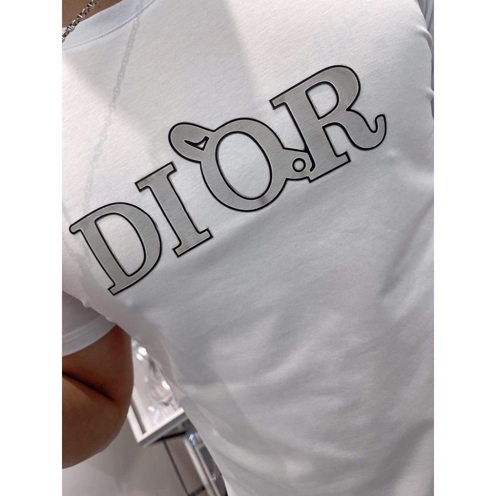 Dior 迪奧 ss春夏絲光棉短袖T恤頂級原單品質當下最新-細節圖5