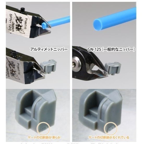 【奇奇模型】GodHand神之手 SPN-120究極 頂級模型專用斜口剪-細節圖4