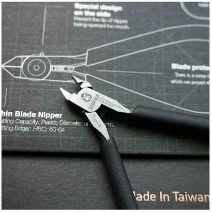 【奇奇模型】Gorilla精密超薄單刃模型鉗(Type-S)(內附真牛皮鉗套）模型專用斜口剪-細節圖2