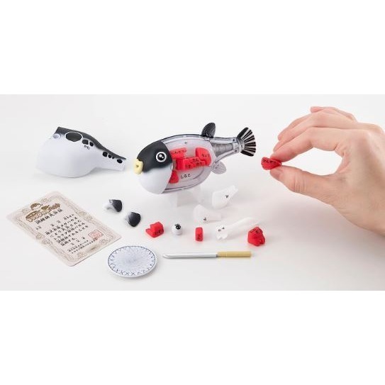 【奇奇模型】買一整條魚！河豚趣味拼圖  益智 桌遊 MH514839-細節圖9