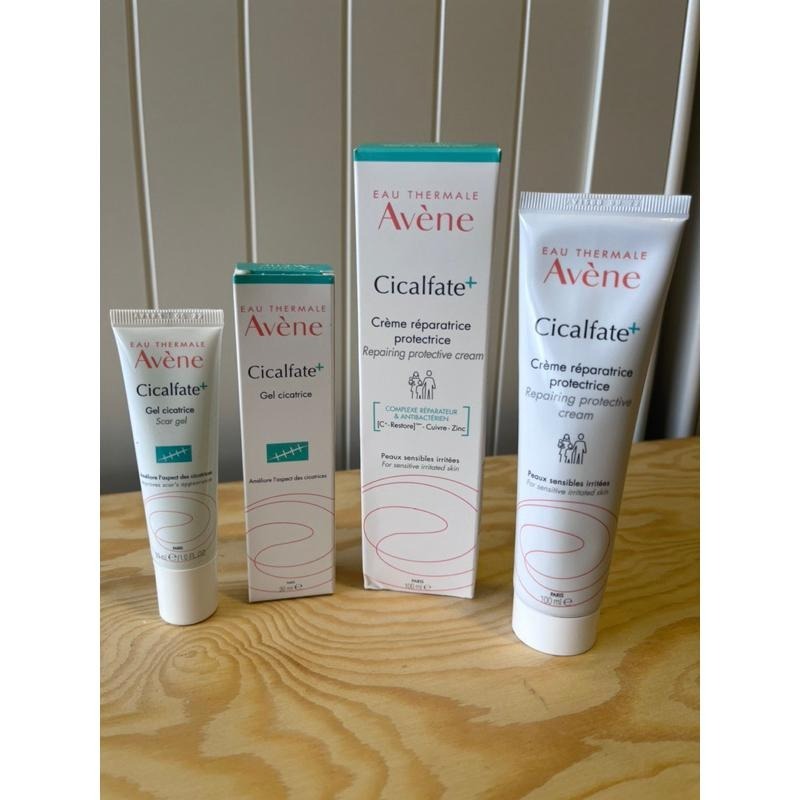 現貨 法國 Avene 雅漾 再生修護霜100ml/修護凝膠30ml Cicalfate+ Crème-細節圖2