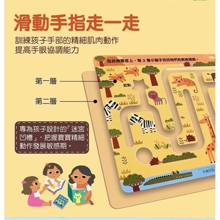 特賣 絕版現貨 ✪ 小小手指走迷宮(全套四冊) 下單後請敲我-細節圖2