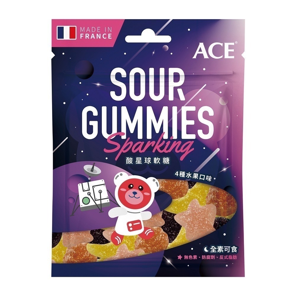 酸星球軟糖(四種水果口味)44g